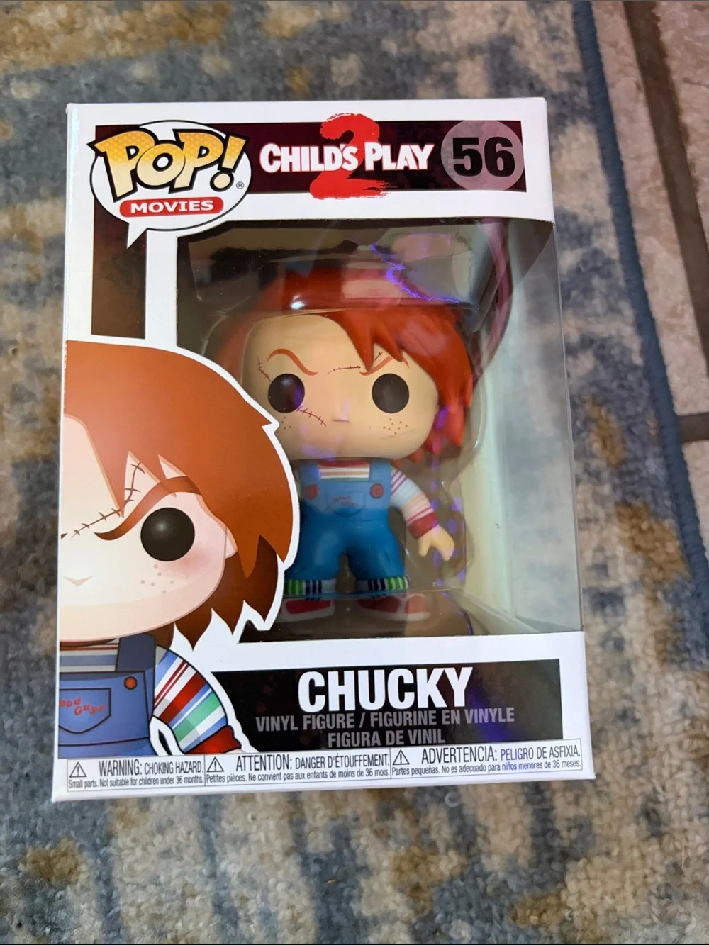 Funko Pop! Movies Child's Play 2 Chucky Vinyl Figure - Red Hair, Blue Overalls